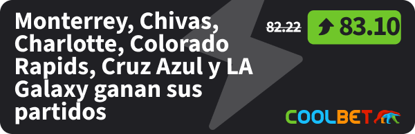 cuota mejorada de coolbet mexico para la leagues cup.