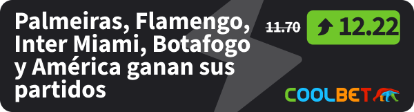los favoritos del miercoles de coolbet mexico.
