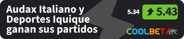 cuota mejorada de coolbet chile para la liga chilena